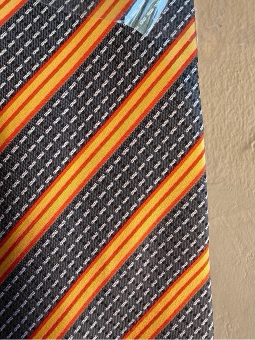 COOGI Red/Purple Medallion Micro-Pattern Tie & Diagonal Stripe Pattern Tie (2) - Picture 9 of 9